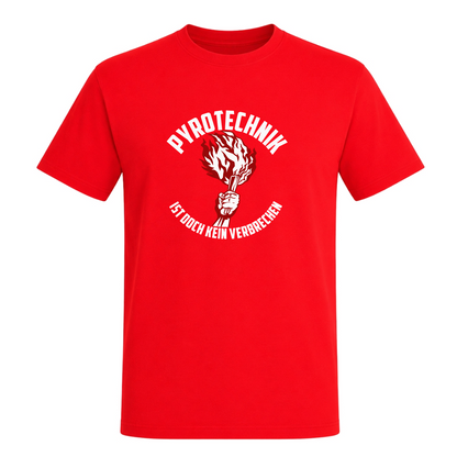 Unisex T-Shirt Pyroteeechnik - Red