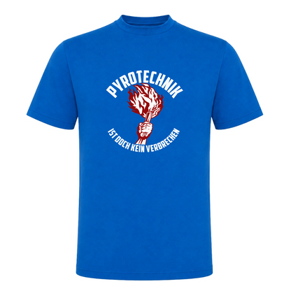 Unisex T-Shirt Pyroteeechnik - Royal Blue 241