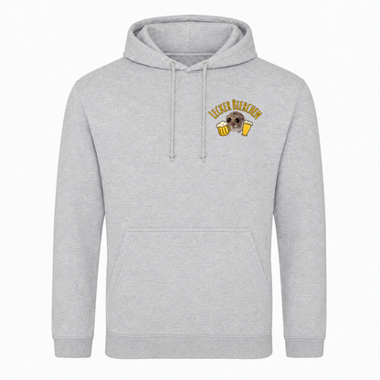 Unisex Hoodie Lecker Bierchen -  Heather Grey