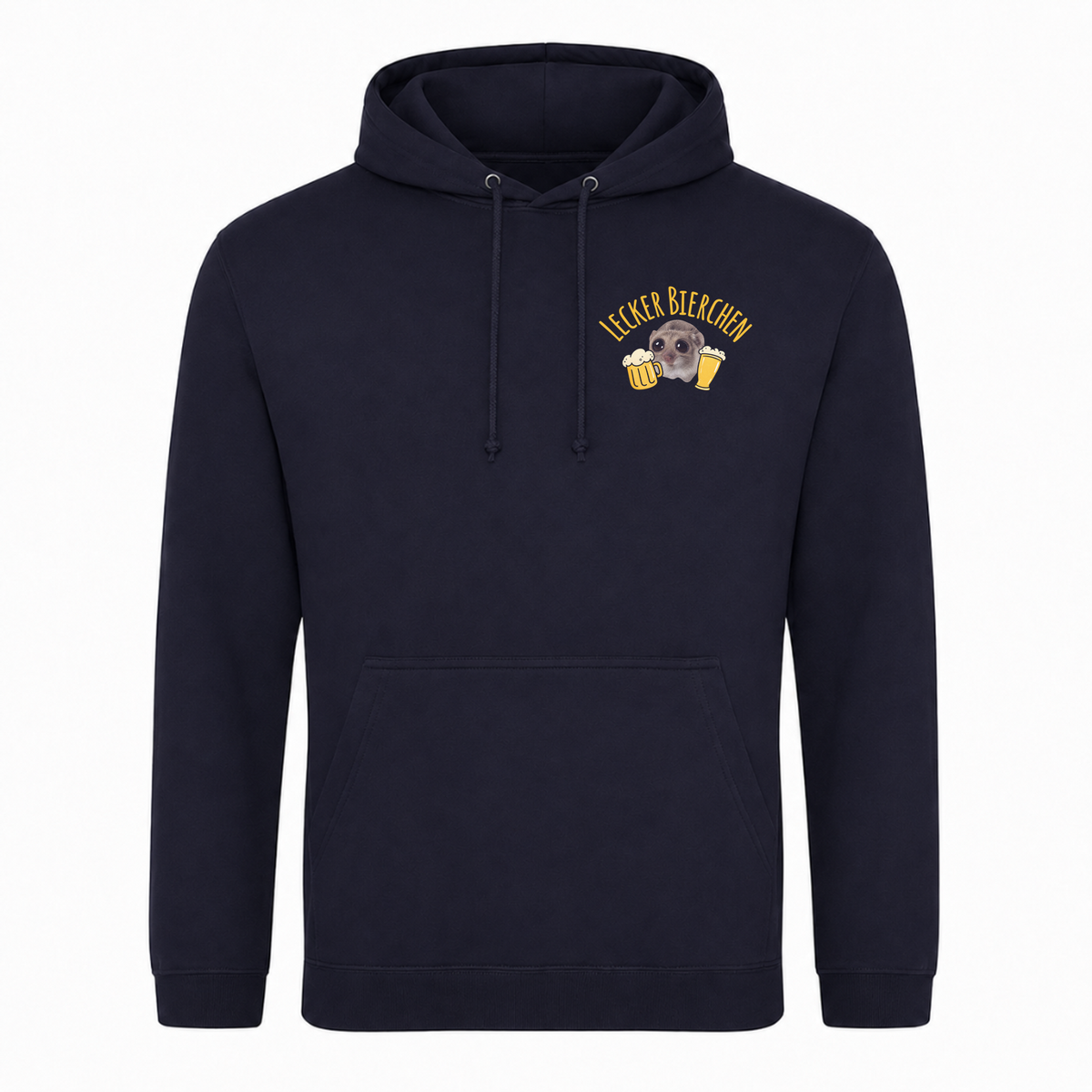 Unisex Hoodie Lecker Bierchen - French Navy