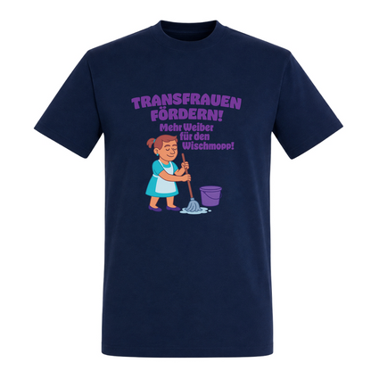 Unisex T-Shirt Transfrauen Fördern! - French Navy