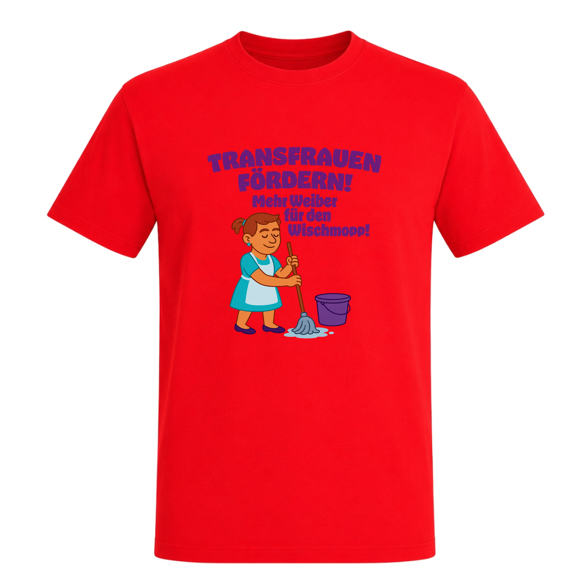Unisex T-Shirt Transfrauen Fördern! - Red