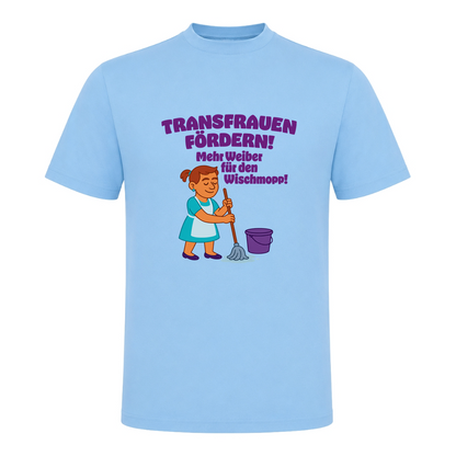 Unisex T-Shirt Transfrauen Fördern! - Sky Blue