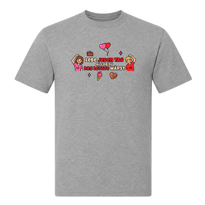Unisex T-Shirt Das letzte - Grey Melange