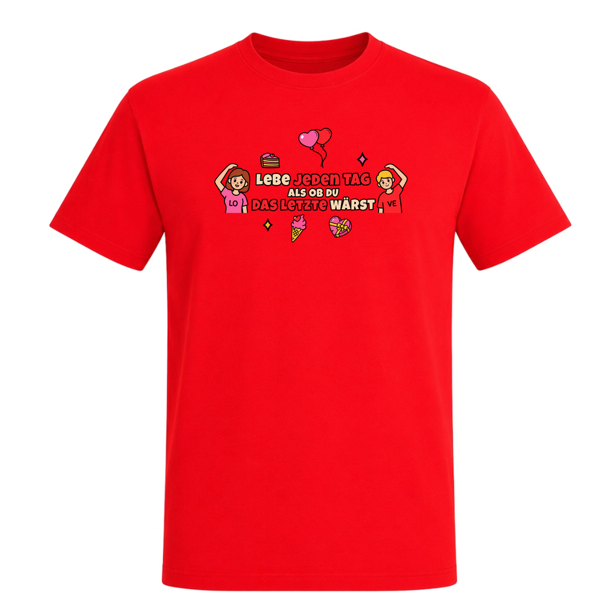 Unisex T-Shirt Das letzte - Red