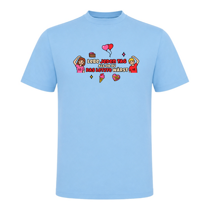 Unisex T-Shirt Das letzte - Sky Blue