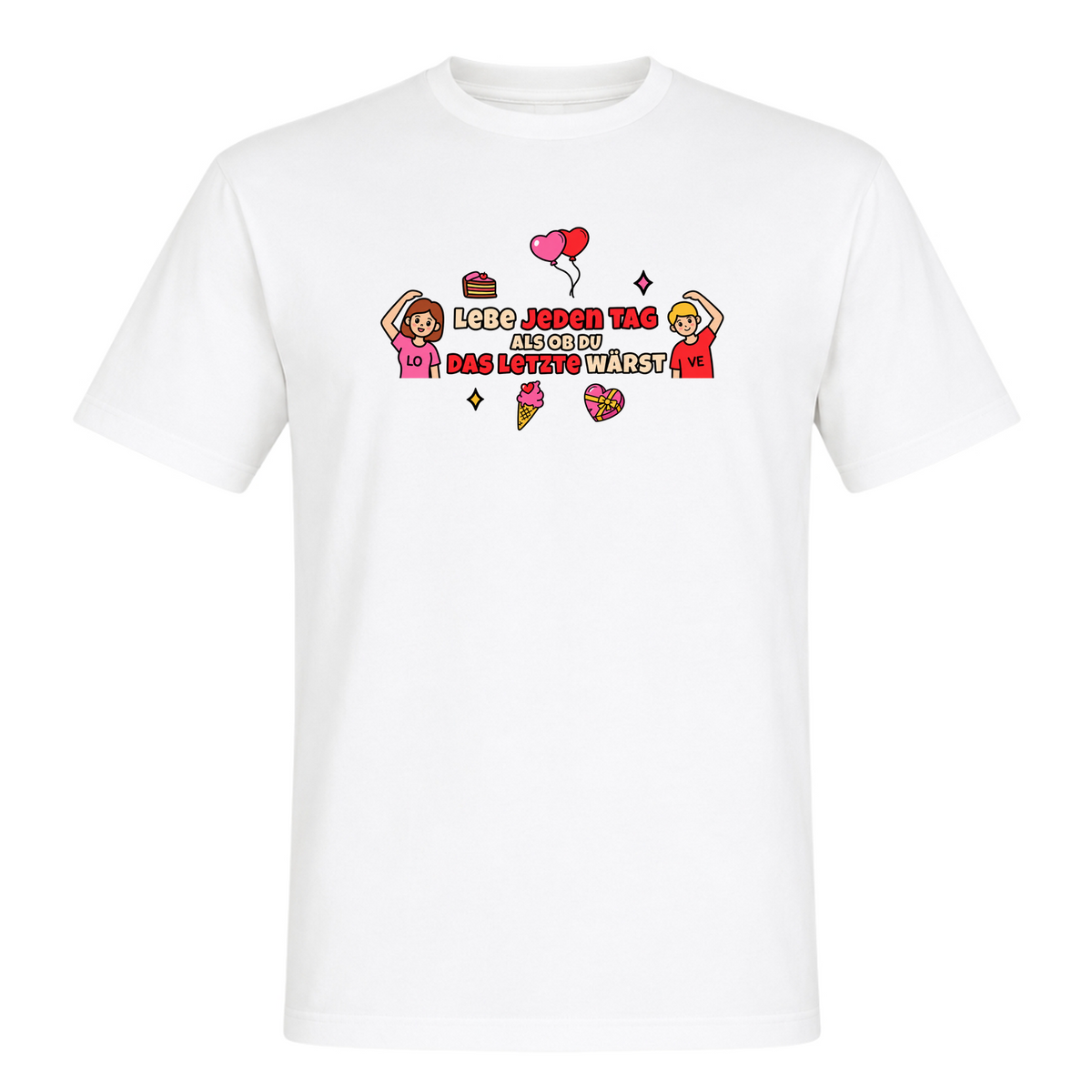 Unisex T-Shirt Das letzte - White