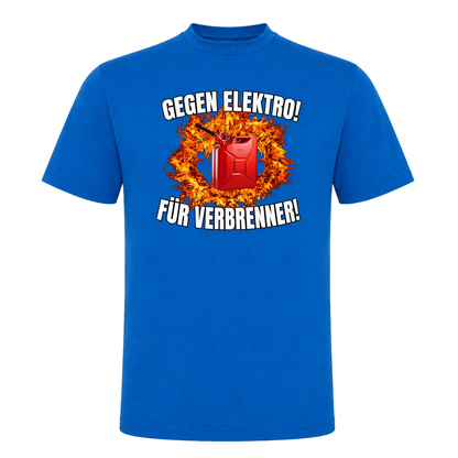 Unisex T-Shirt Gegen Elektro - Royal Blue 241