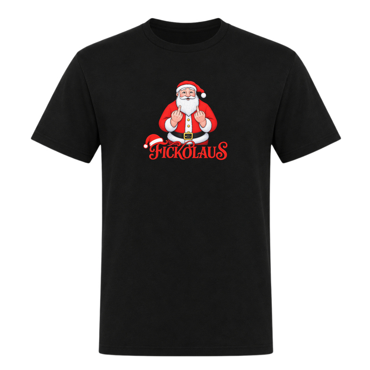 Unisex T-Shirt Fickolaus - Deep Black