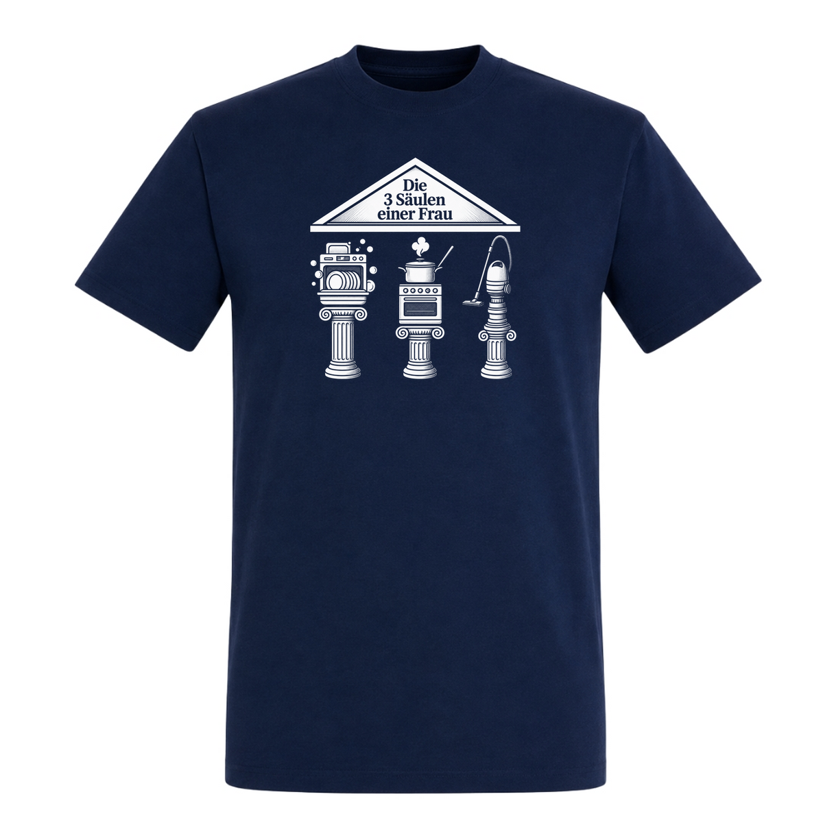 Unisex T-Shirt Die 3 Säulen einer Frau - French Navy