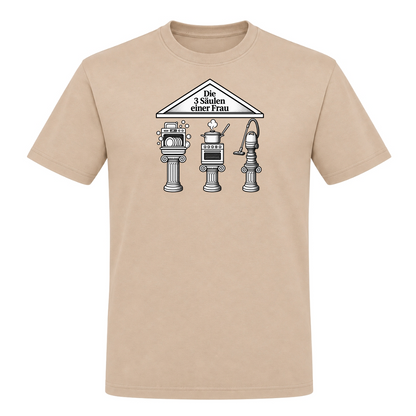 Unisex T-Shirt Die 3 Säulen einer Frau - Rope