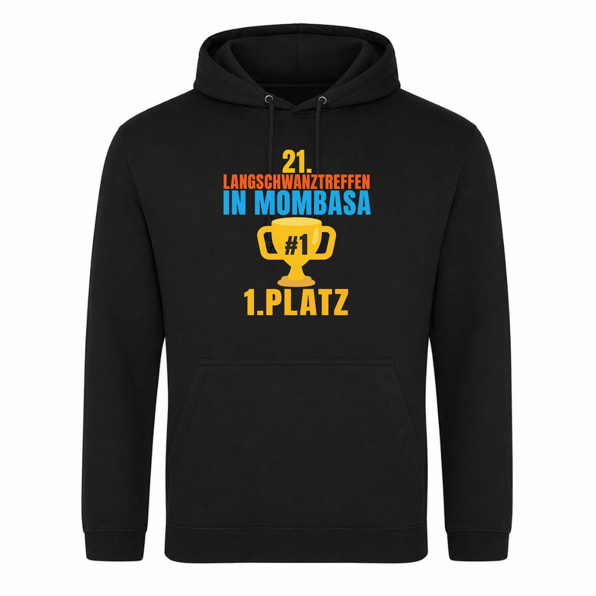 Unisex Hoodie Mombasa - Schwarz