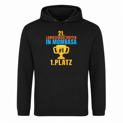 Unisex Hoodie Mombasa - Schwarz