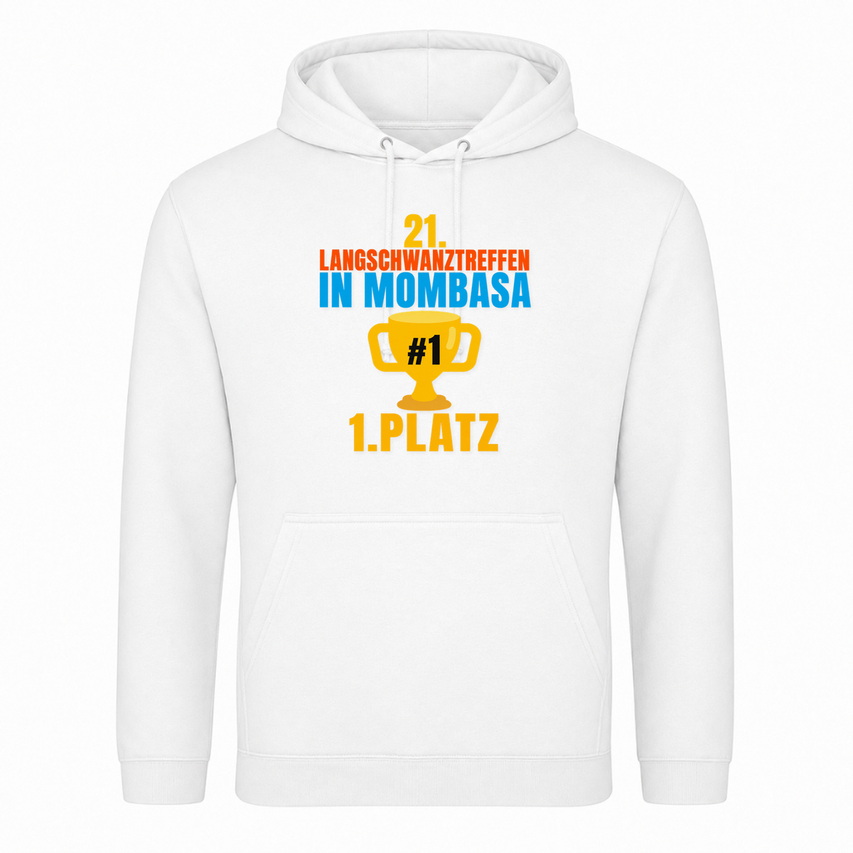 Unisex Hoodie Mombasa - Weiß