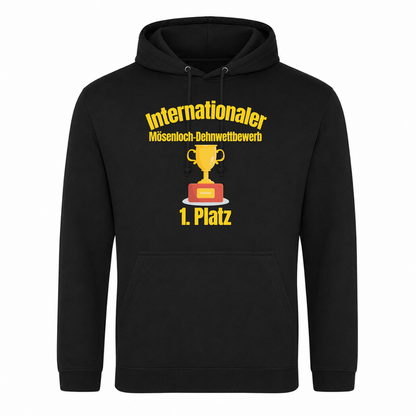 Unisex Hoodie Mösenloch Wettbewerb - Schwarz
