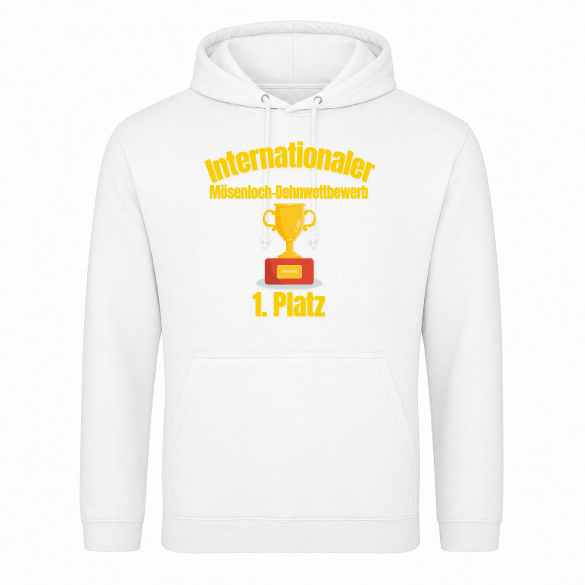 Unisex Hoodie Mösenloch Wettbewerb - Weiß