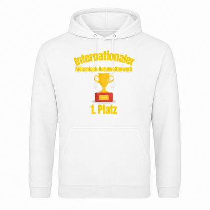 Unisex Hoodie Mösenloch Wettbewerb - Weiß