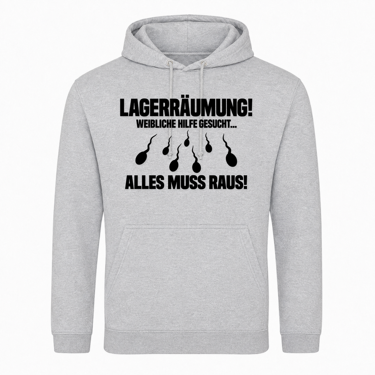 Unisex Hoodie Lagerräumung -  Heather Grey