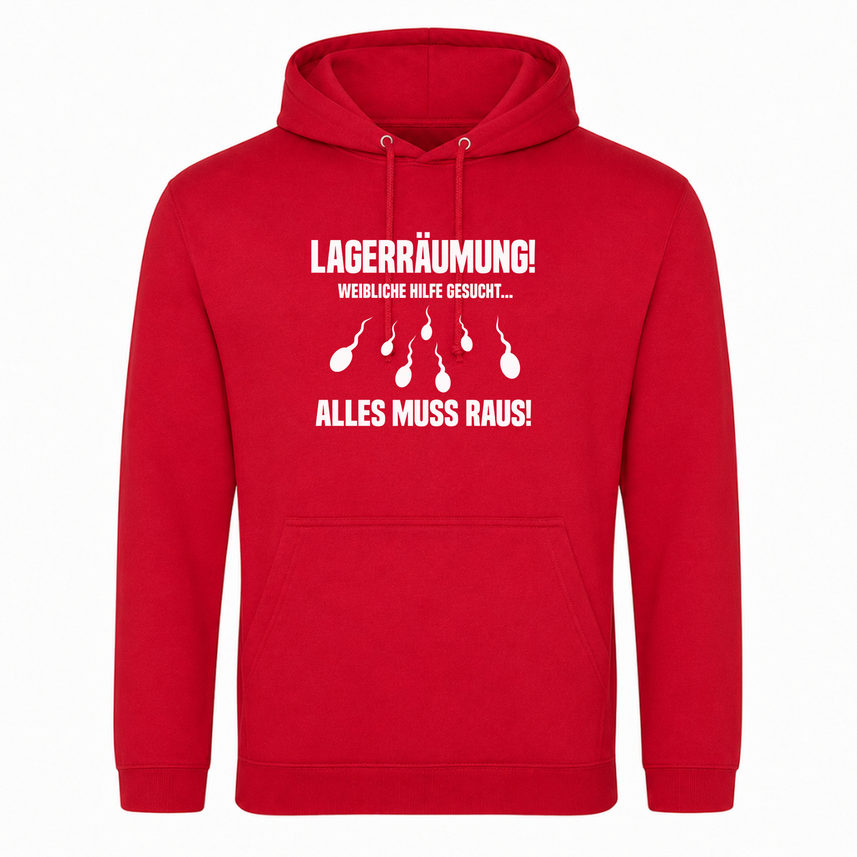 Unisex Hoodie Lagerräumung - rot