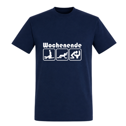 Unisex T-Shirt Wochenende - French Navy