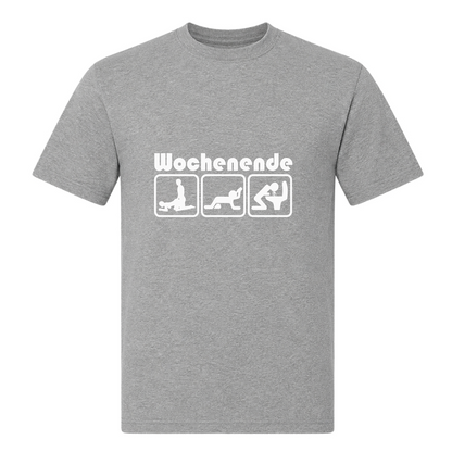 Unisex T-Shirt Wochenende - Grey Melange