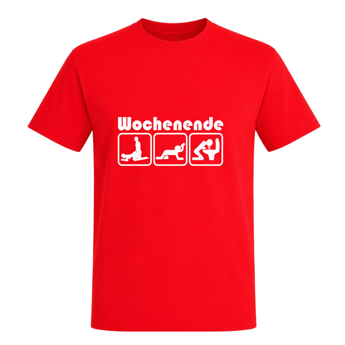 Unisex T-Shirt Wochenende - Red