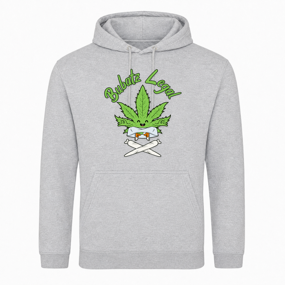 Unisex Hoodie Bubatz Legal -  Heather Grey