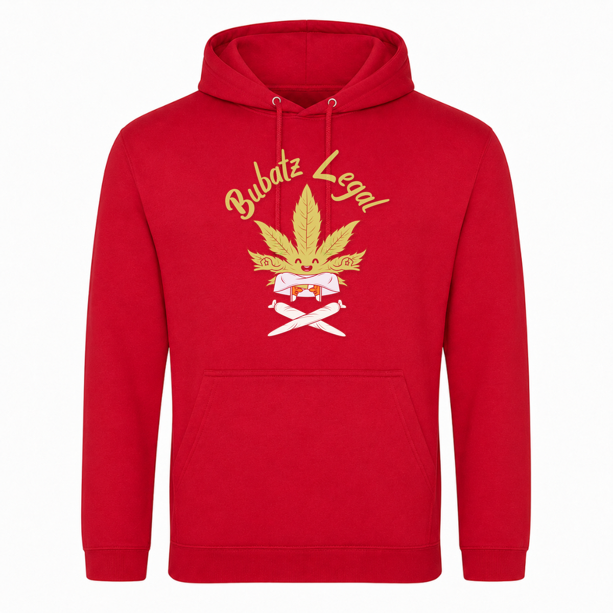 Unisex Hoodie Bubatz Legal - rot