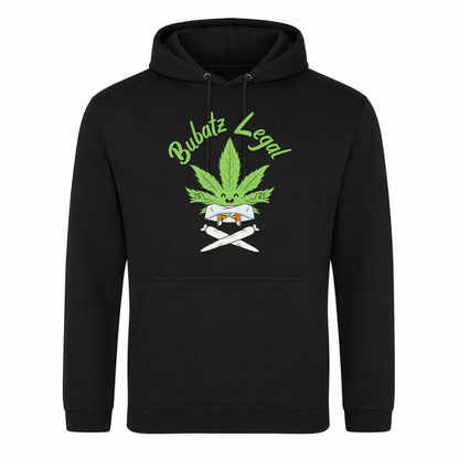 Unisex Hoodie Bubatz Legal - Schwarz