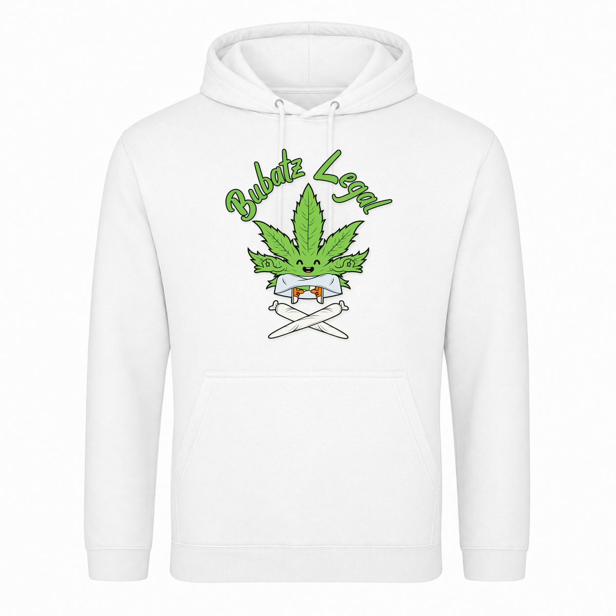 Unisex Hoodie Bubatz Legal - Weiß