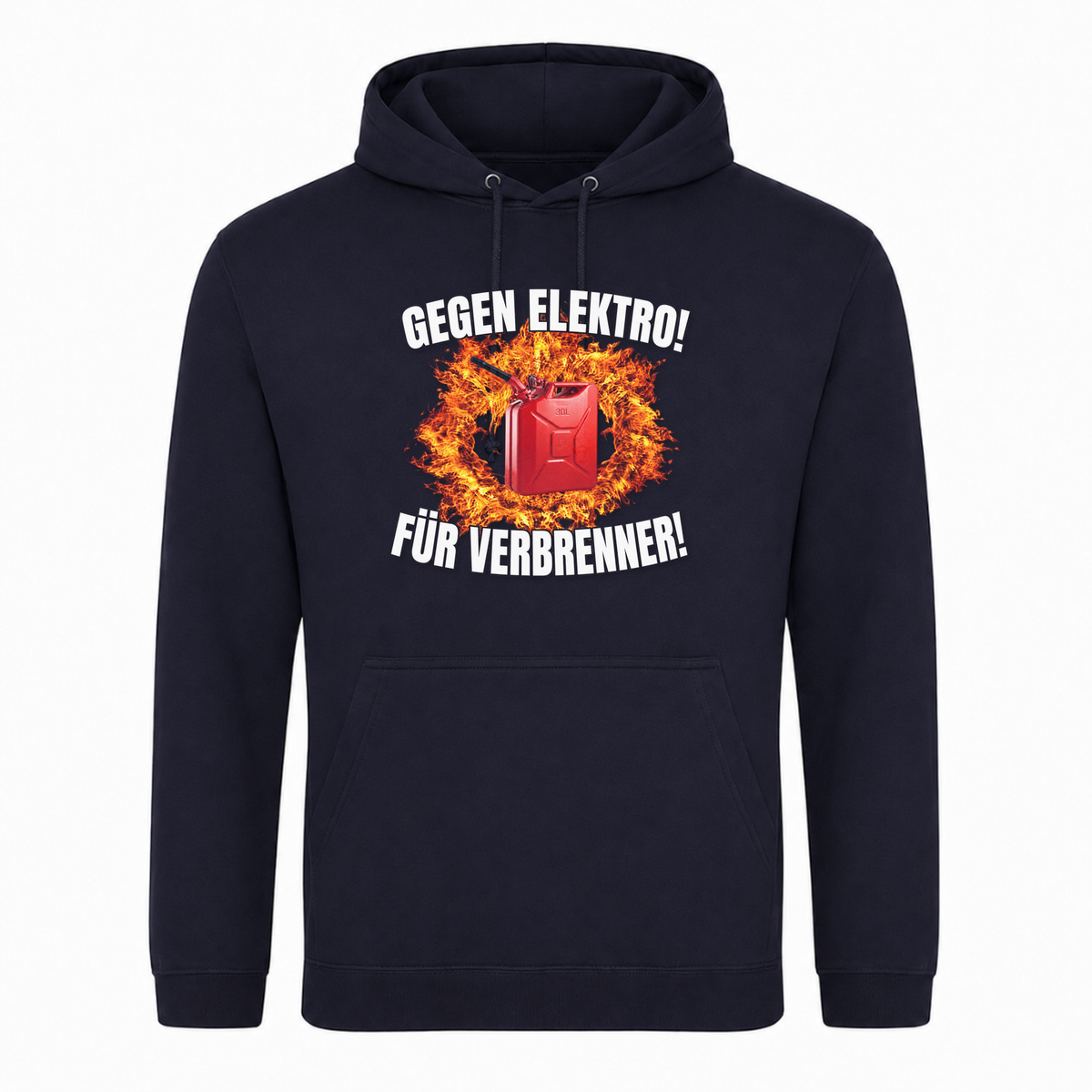 Gegen Elektro - Klassischer Unisex Hoodie - French Navy