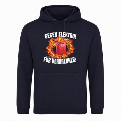 Gegen Elektro - Klassischer Unisex Hoodie - French Navy