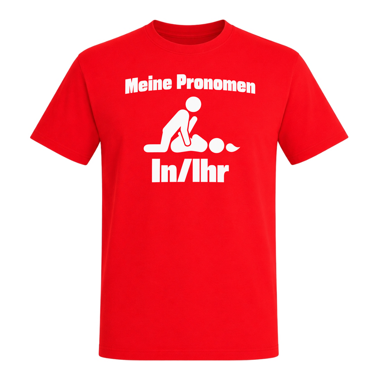Unisex T-Shirt Meine Pronomen - Red