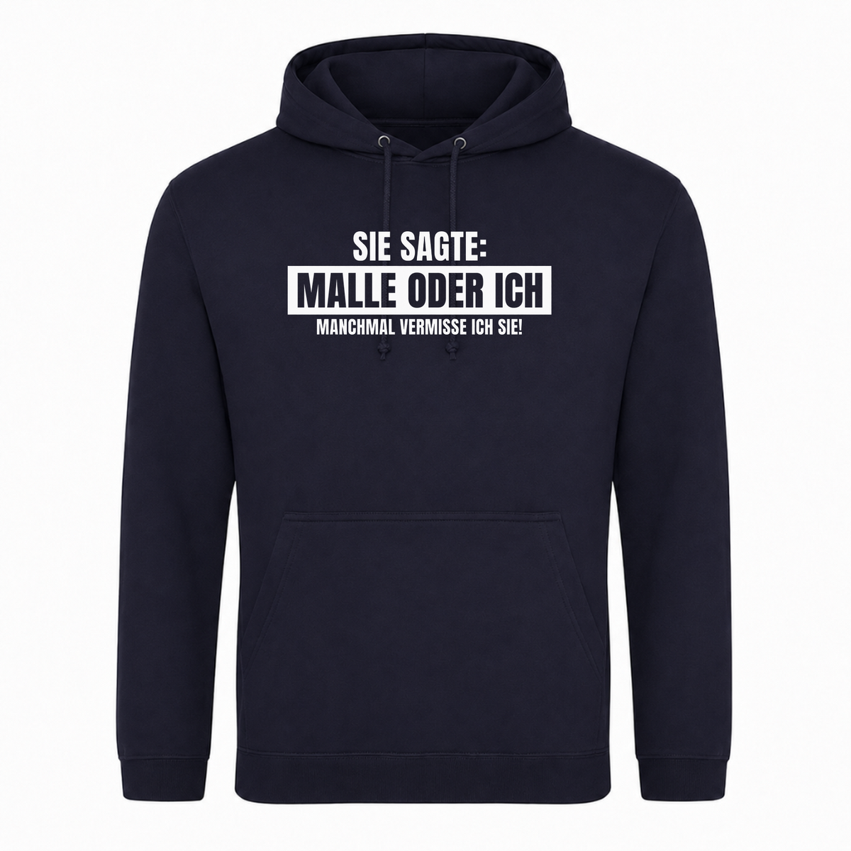 Unisex Hoodie Malle oder Ich - French Navy