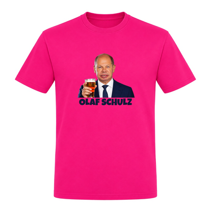 Unisex T-Shirt Olaf Schulz - Fuchsia