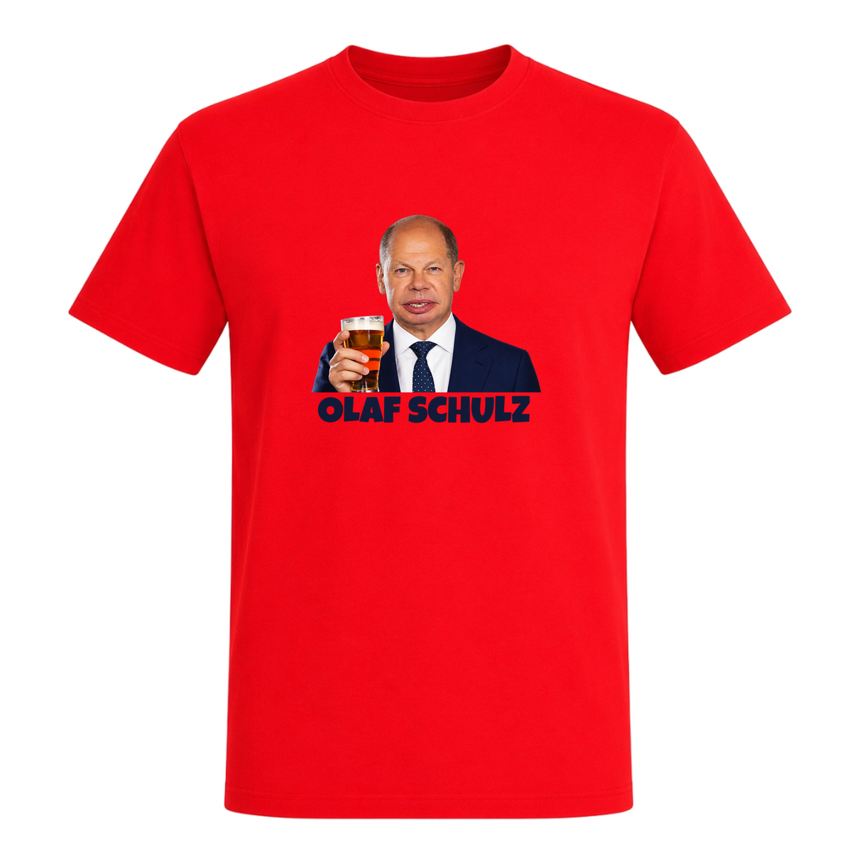 Unisex T-Shirt Olaf Schulz - Red