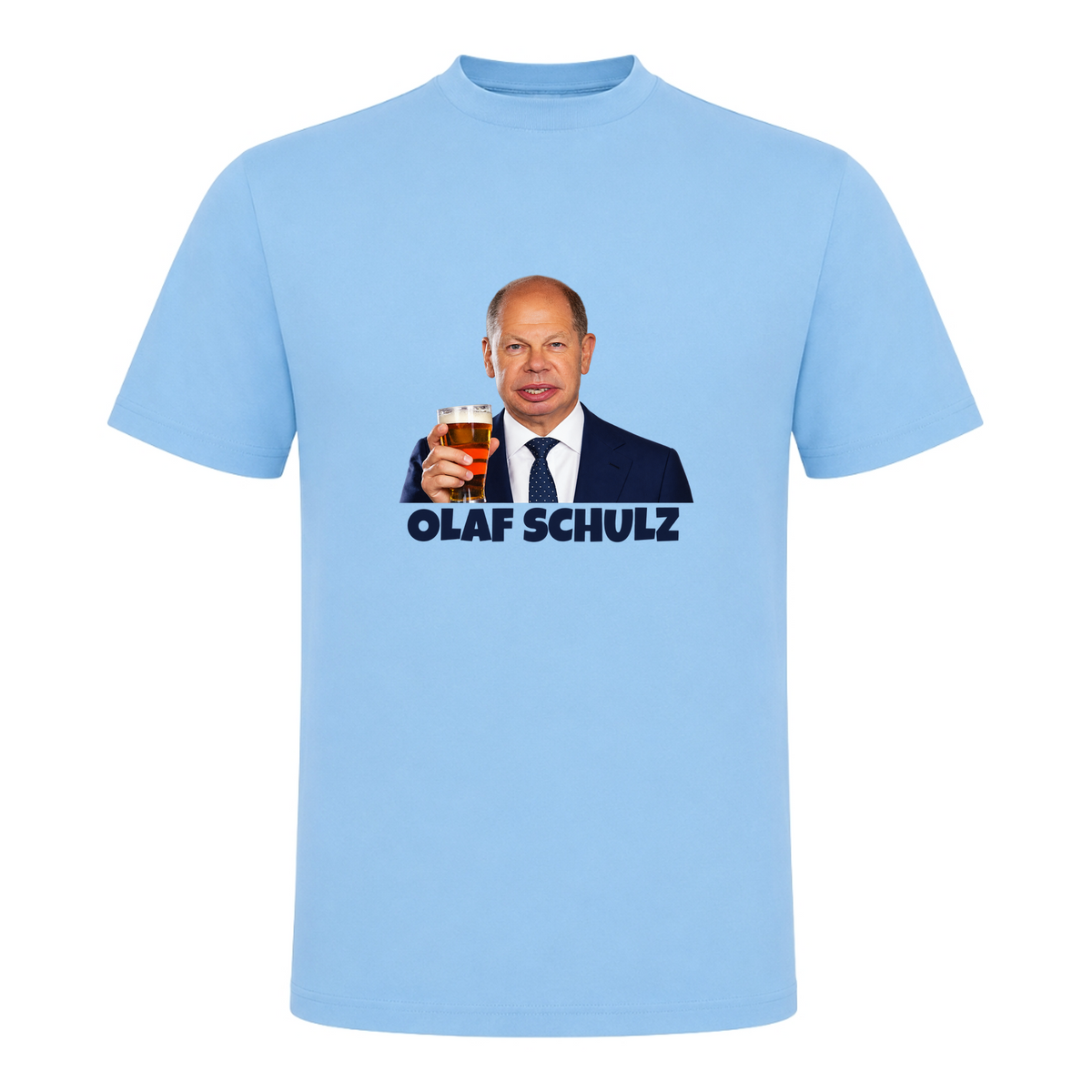 Unisex T-Shirt Olaf Schulz - Sky Blue