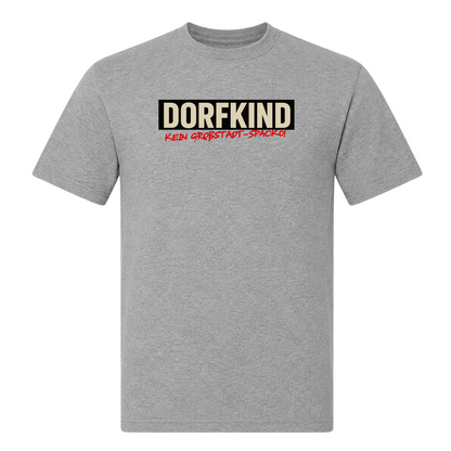 Unisex T-Shirt Dorfkind, Kein Großstadt-Spacko! - Grey Melange