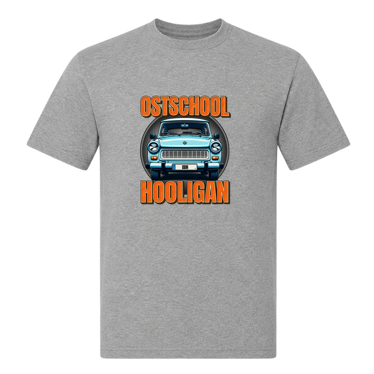 Unisex T-Shirt Ostschool Hooligan - Grey Melange