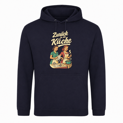 Unisex Hoodie  Zurück in die Küche  - French Navy