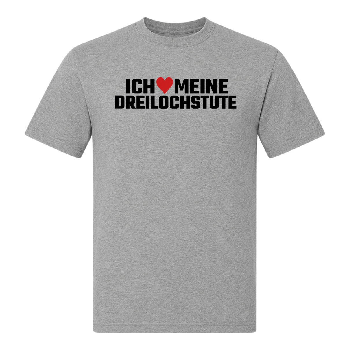 Unisex T-Shirt Dreilochstute - Grey Melange