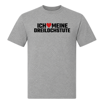 Unisex T-Shirt Dreilochstute - Grey Melange