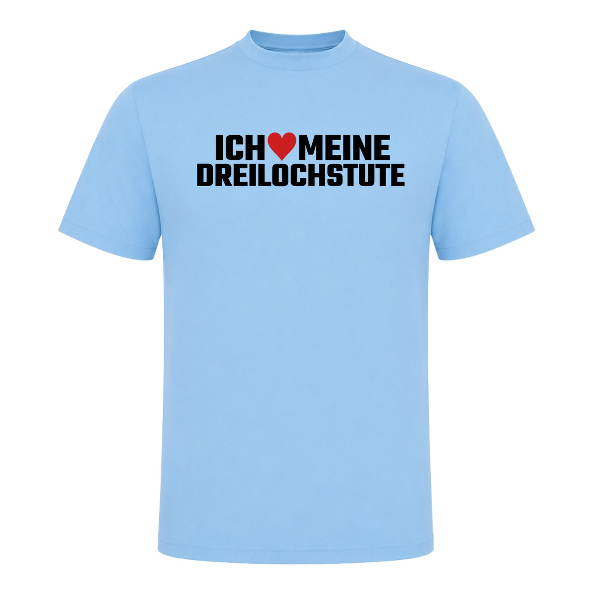 Unisex T-Shirt Dreilochstute - Sky Blue