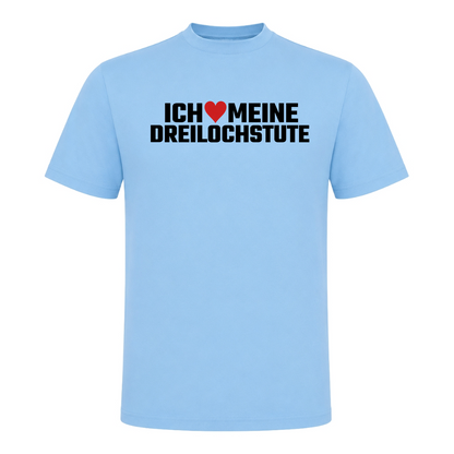 Unisex T-Shirt Dreilochstute - Sky Blue