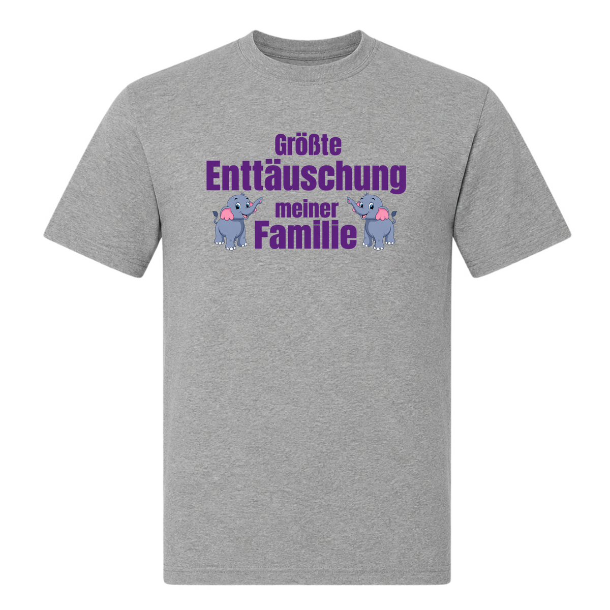 Unisex T-Shirt Enttäuschung der Familie - Grey Melange