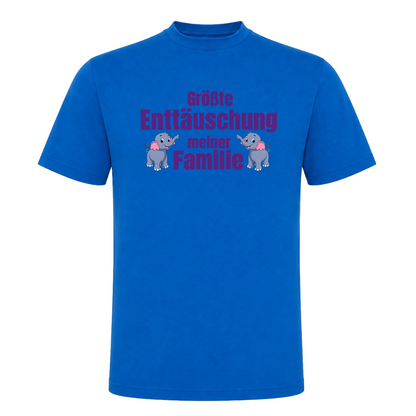 Unisex T-Shirt Enttäuschung der Familie - Royal Blue 241
