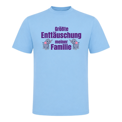 Unisex T-Shirt Enttäuschung der Familie - Sky Blue