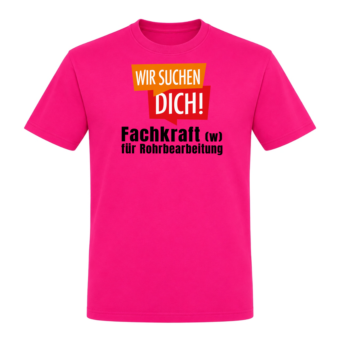 Unisex T-Shirt Fachkraft für Rohrbearbeitung - Fuchsia