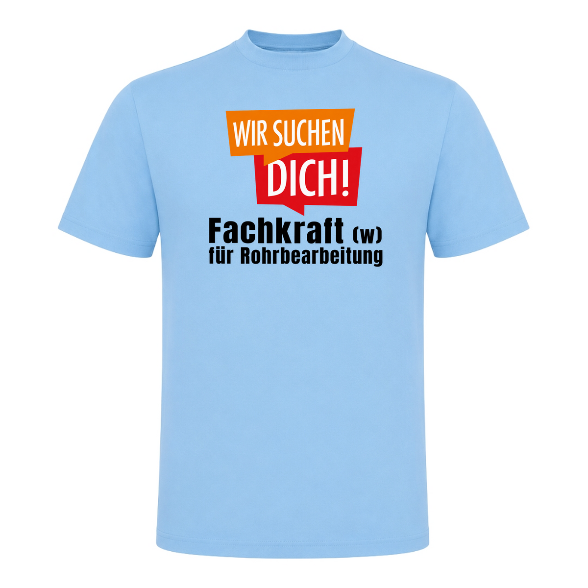 Unisex T-Shirt Fachkraft für Rohrbearbeitung - Sky Blue