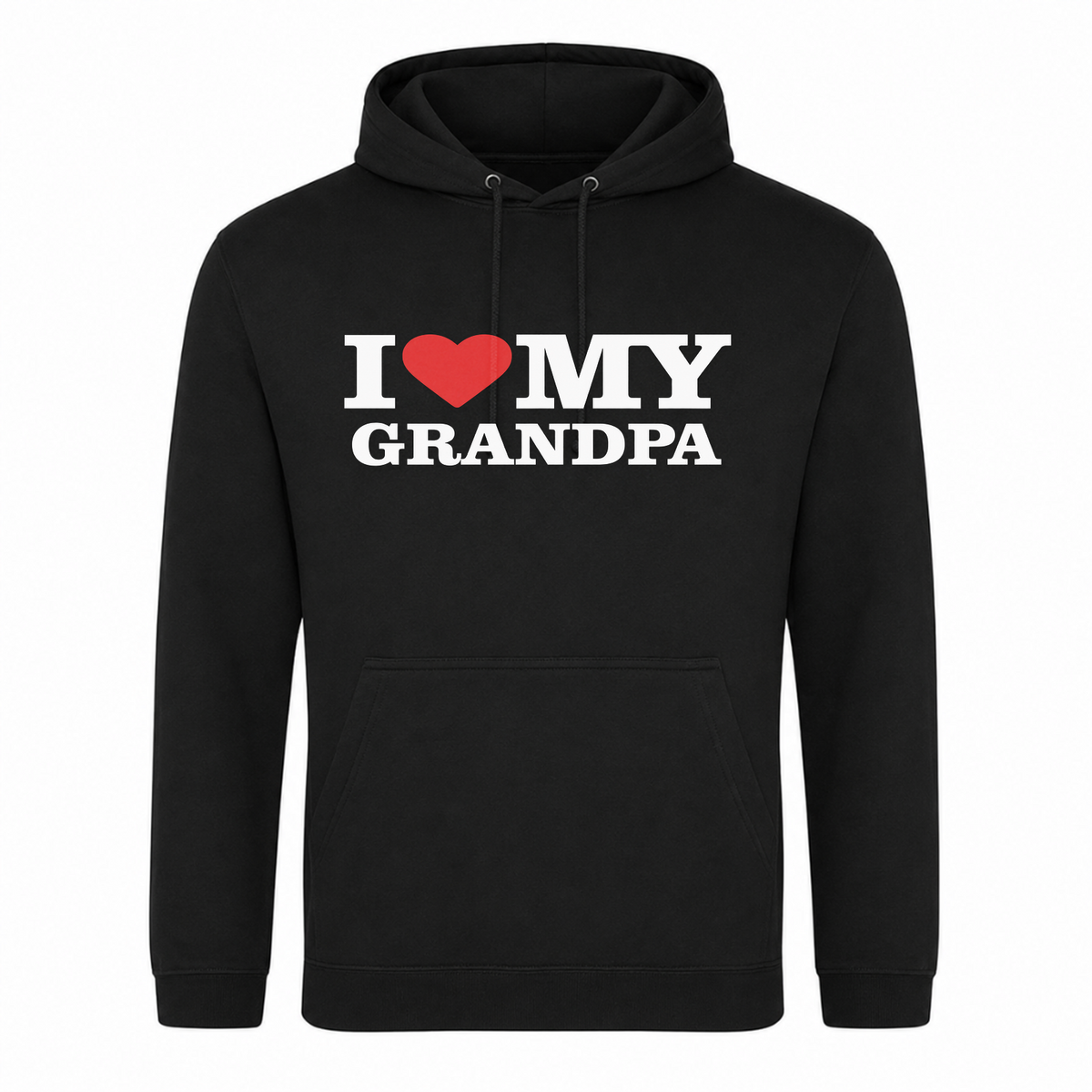 I ♥️  MY Grandpa Unisex Hoodie - Schwarz